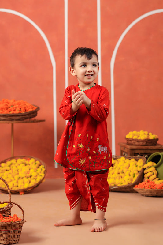 BANSI ANGARKHA DHOTI SET