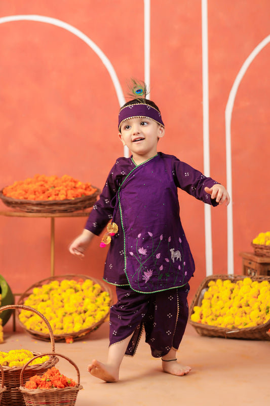 BANSI ANGARKHA DHOTI SET