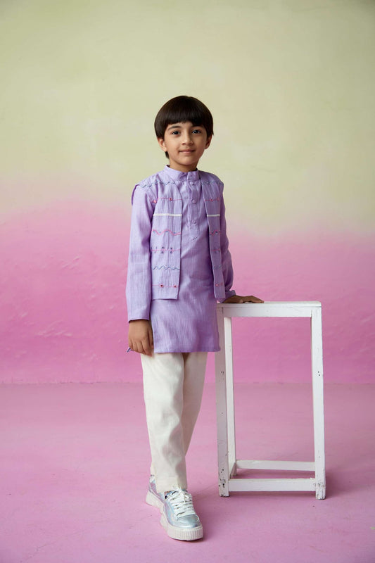 LAVENDER SKIES KURTA SET