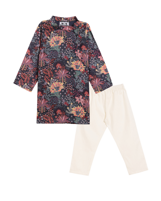 FLORAL FANTASY KURTA SET