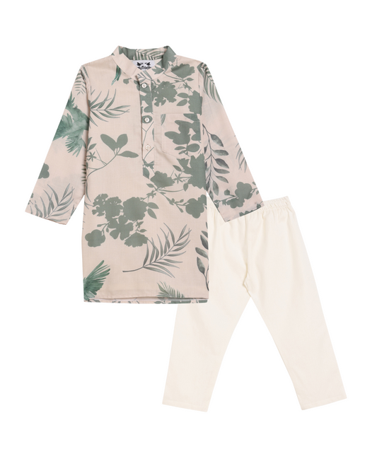 PETAL POETERY  KURTA SET