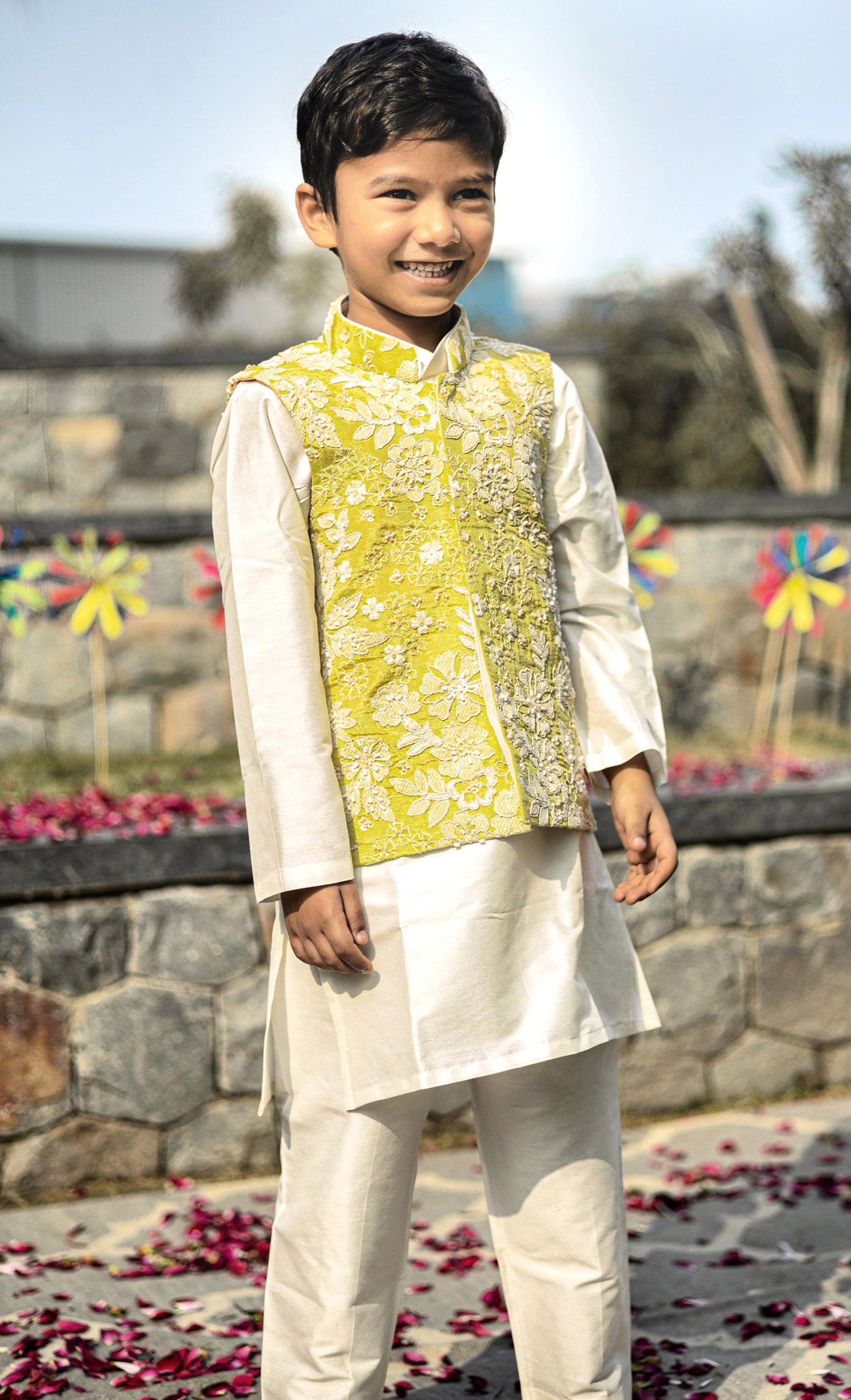 Kurta Pajama With Nehru Jacket
