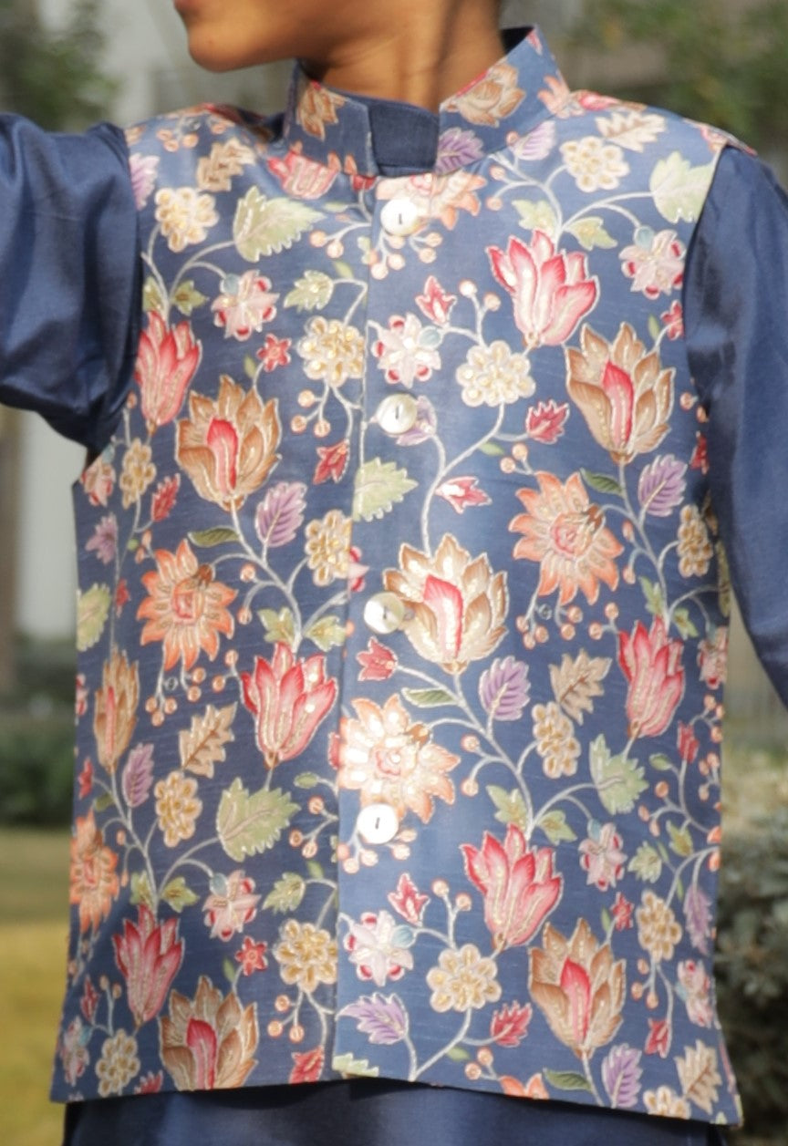 Kurta Pajama With Nehru Jacket