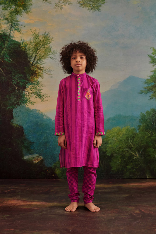 BOY PARROT KURTA SET