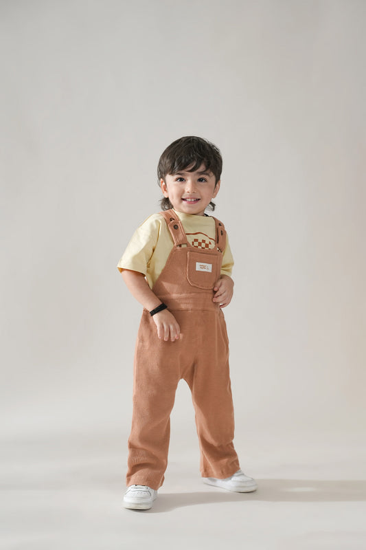 Mocha dungaree