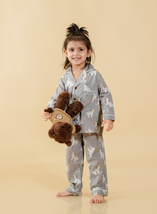 Gentle Zebras night suit