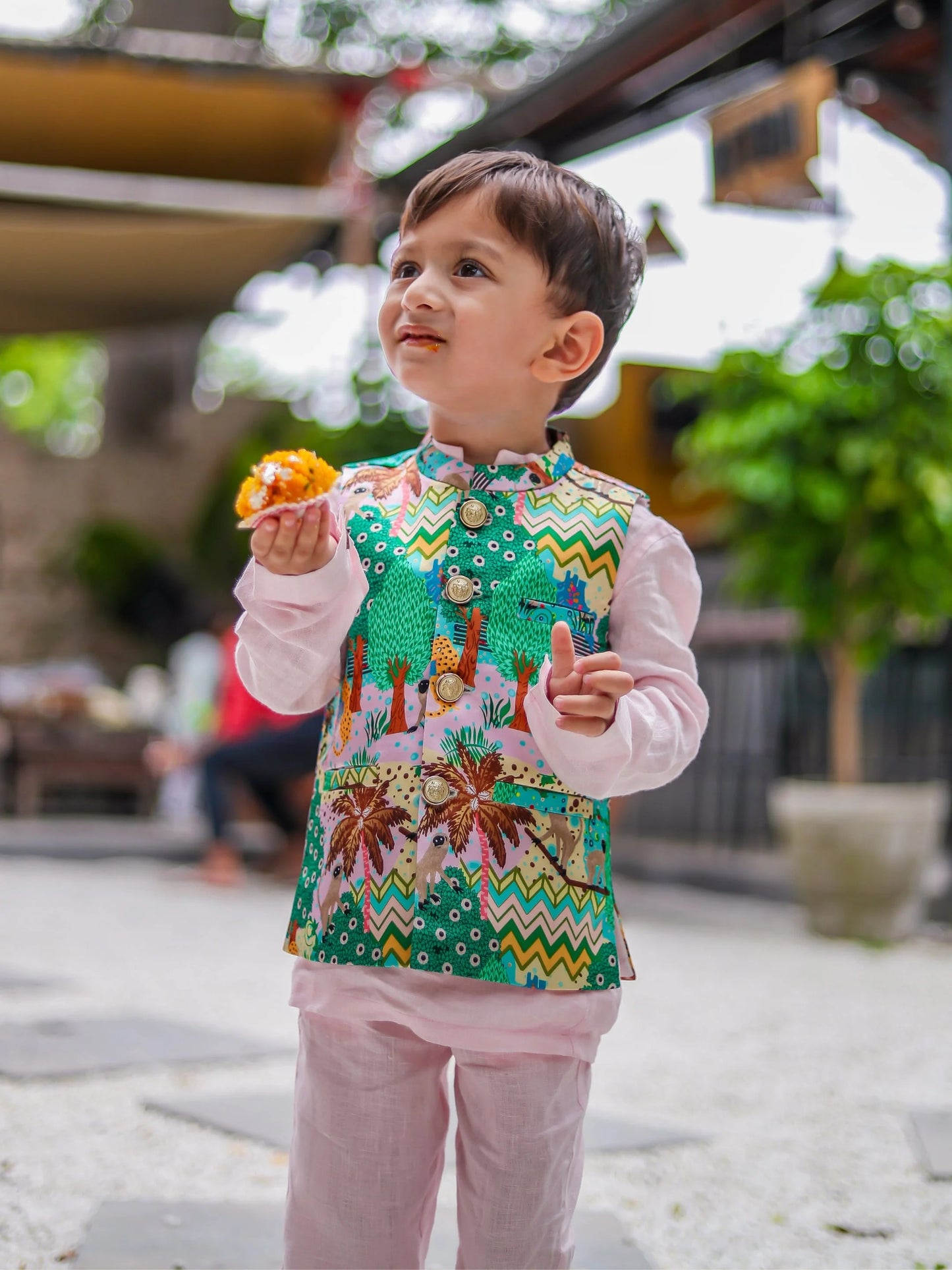 MONKEY PRINT BANDI SET