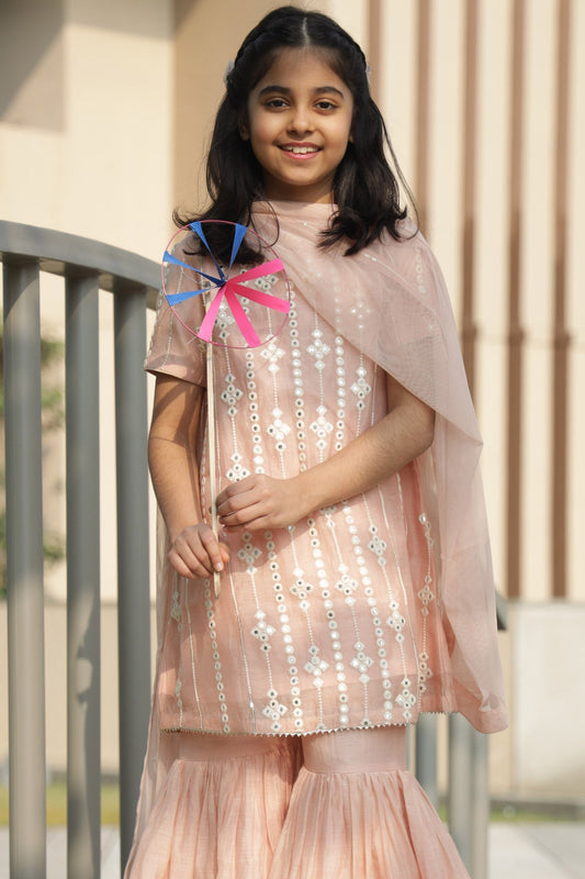 Kurta With Sharara And Duppatta