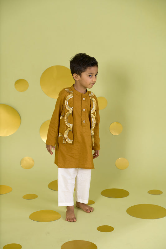 YELLOW GOTA BANDI SET