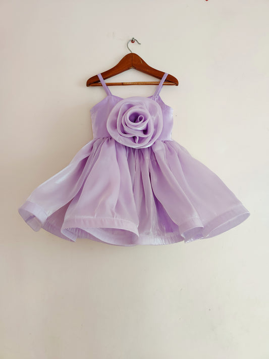 Lavender Flower Dress
