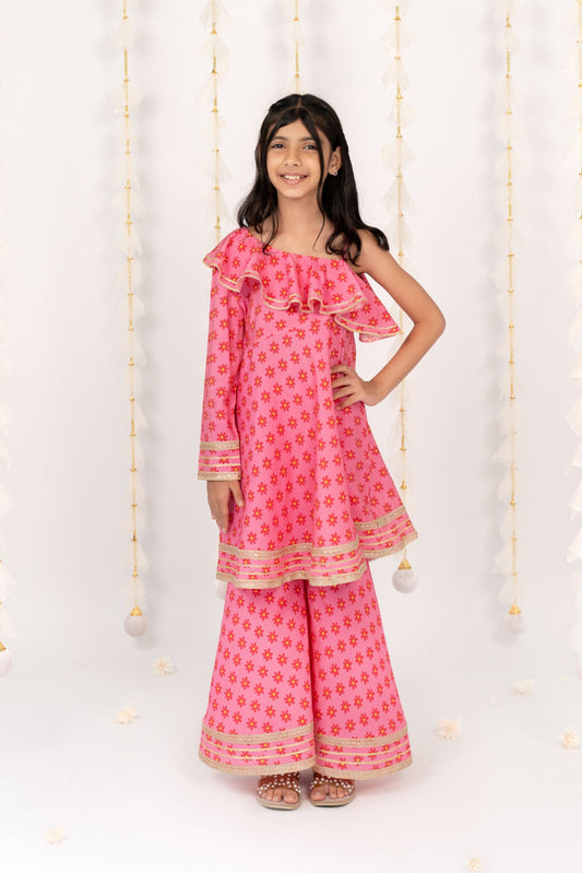 Pink Daisy Twirl Set