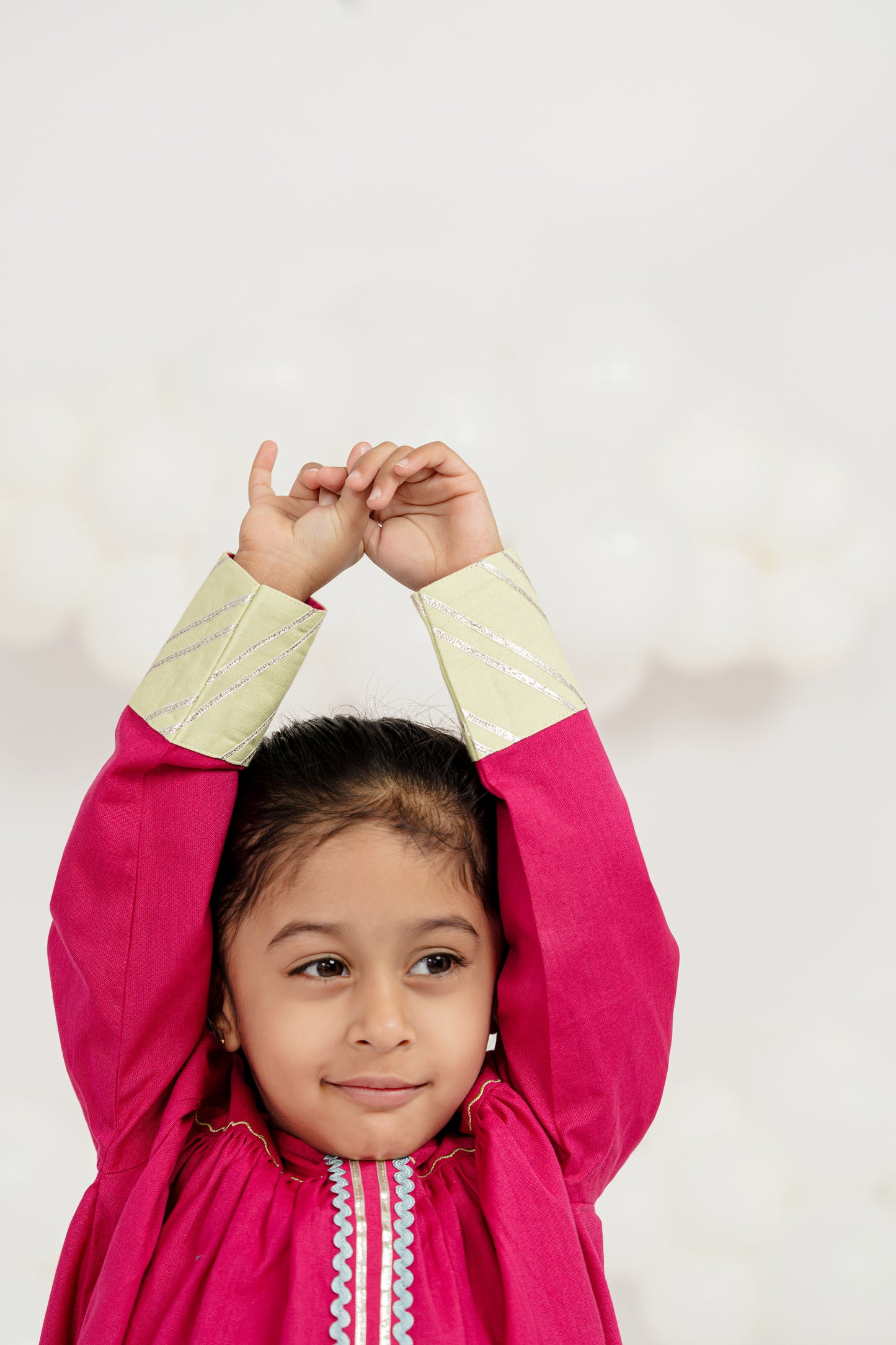 PRETTY IN PINK EMBROIDERED KURTA SET