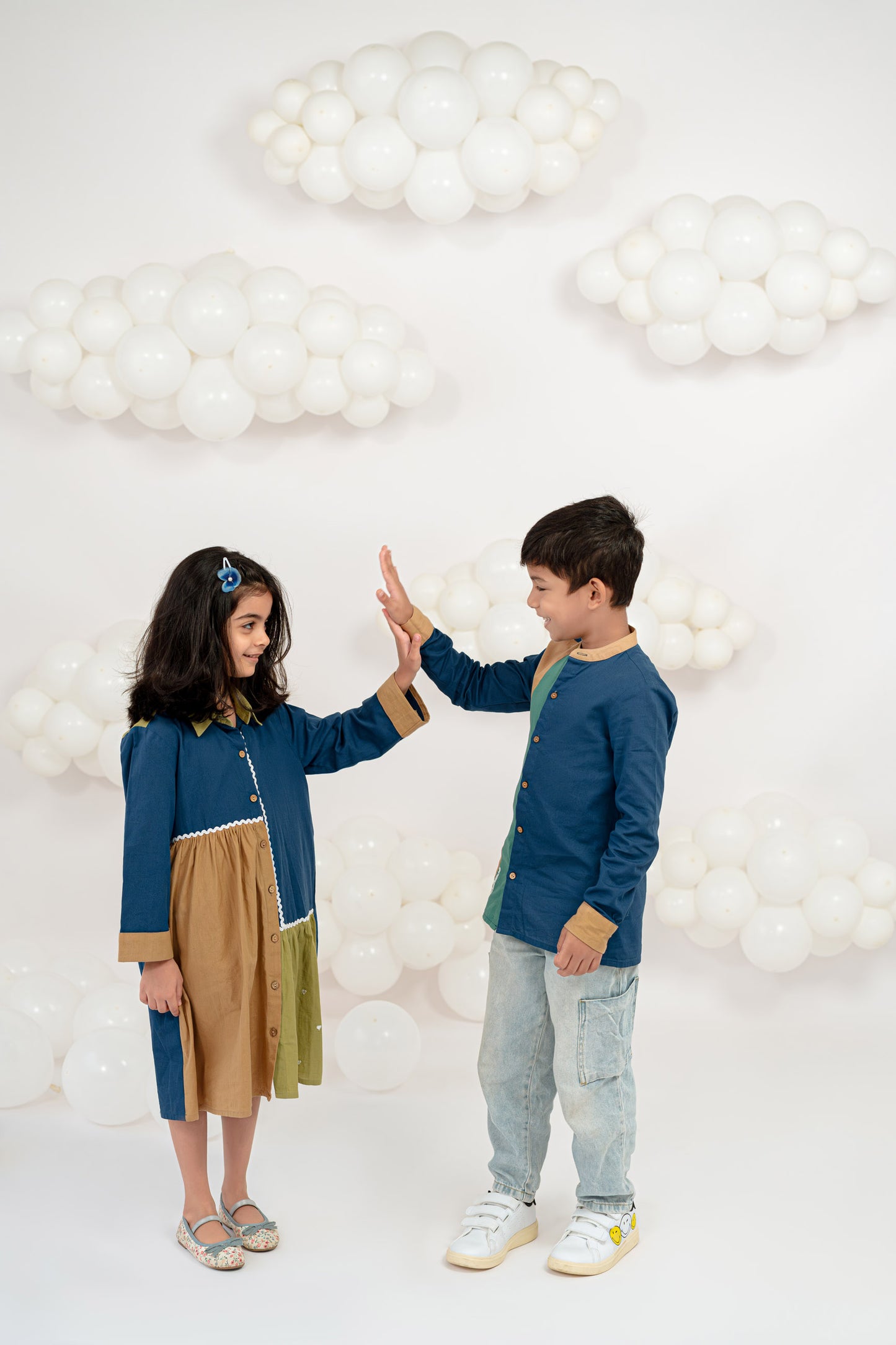 TINY HEARTS PATCHWORK DRESS