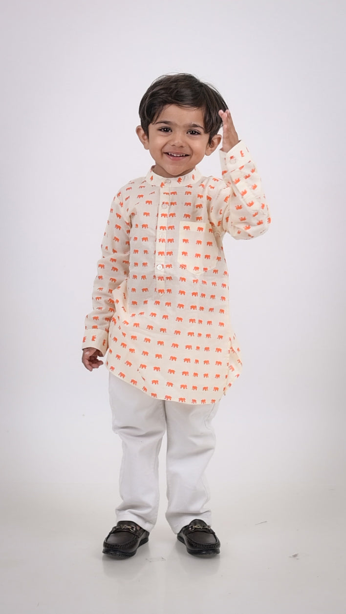 TINY TUSKER KURTA SET