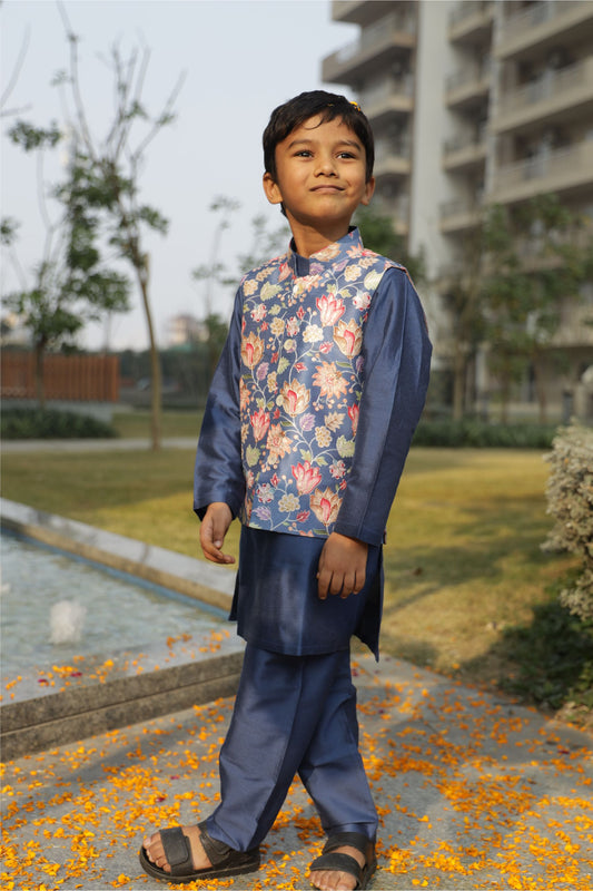 Kurta Pajama With Nehru Jacket