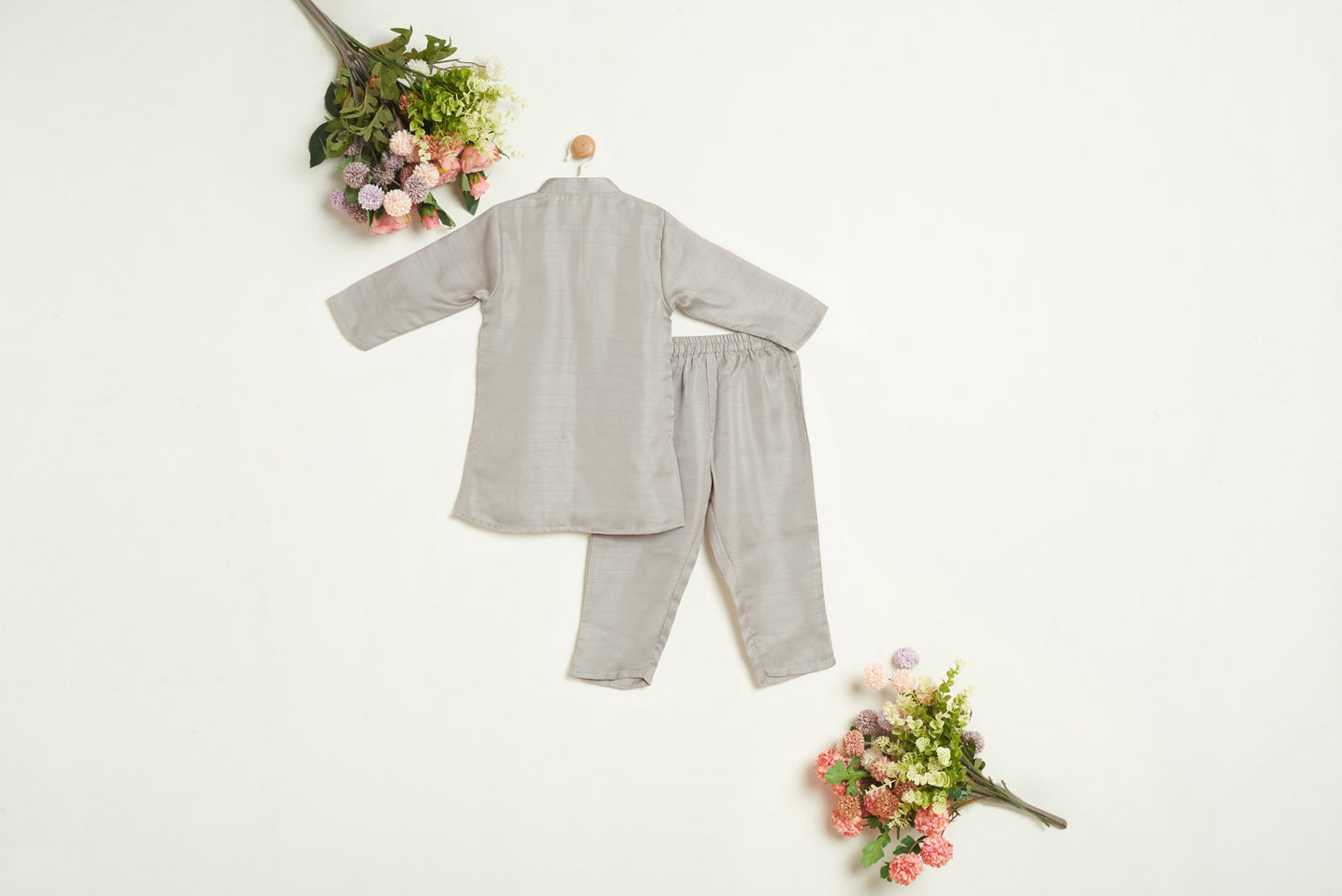 APPLIQUE PATCHED KURTA SET