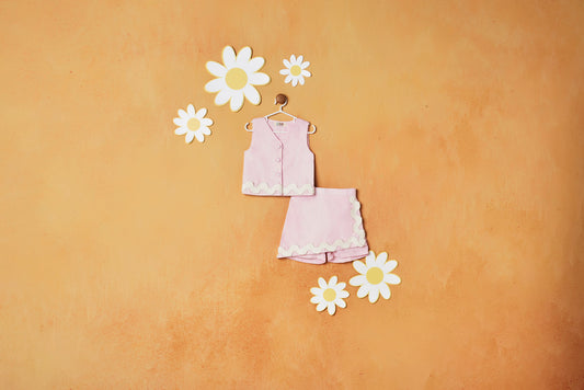 PINK SUMMER SKORT SET