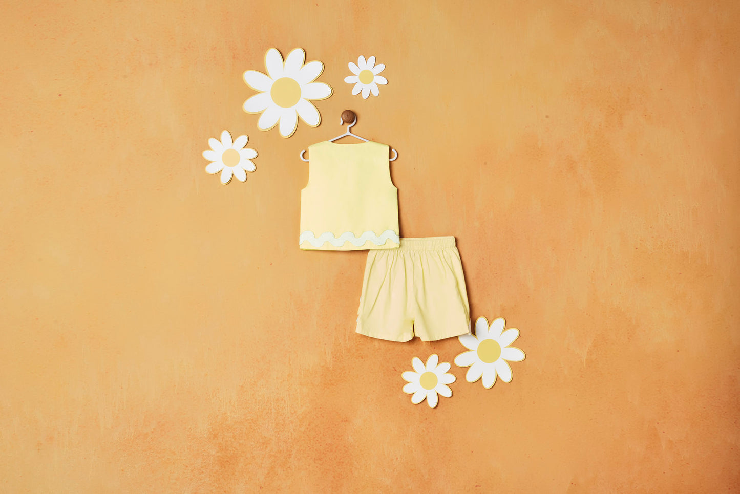 YELLOW SUMMER SKORT SET