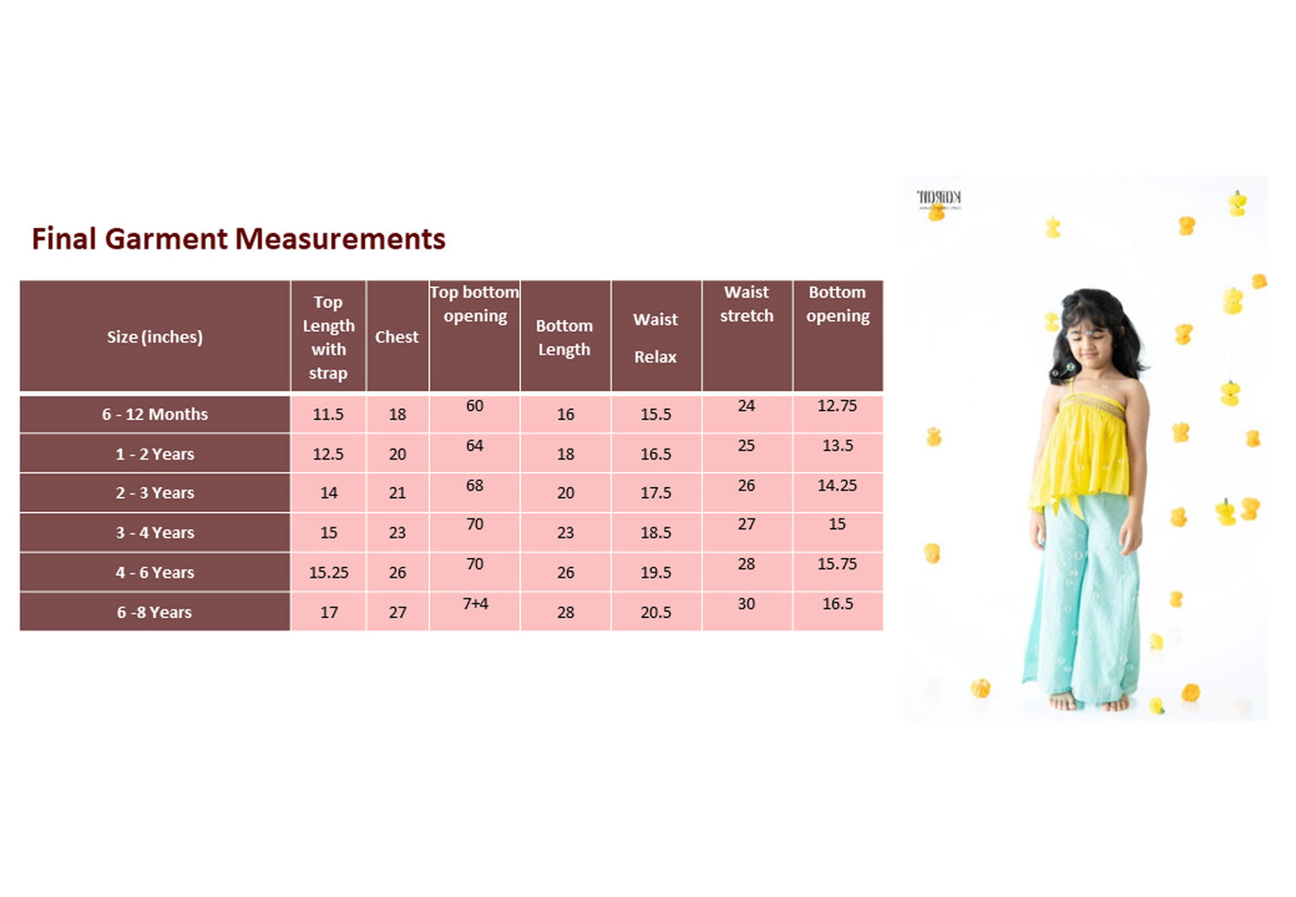 Amarillo Shoulder top with lehenga pant