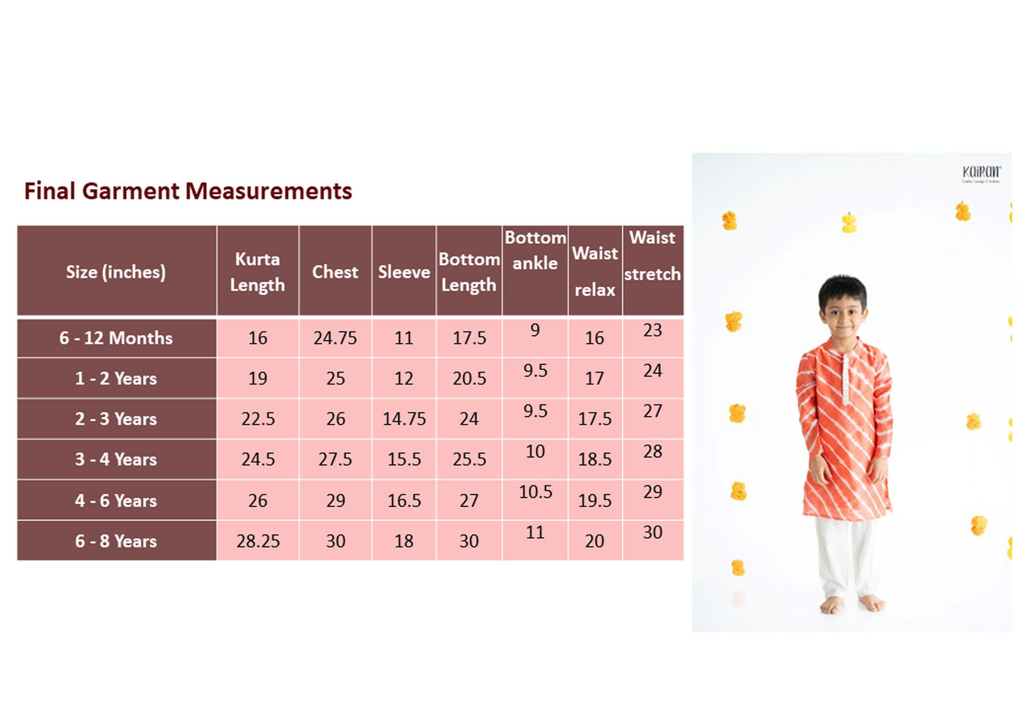 Narangi Kurta Pyajama