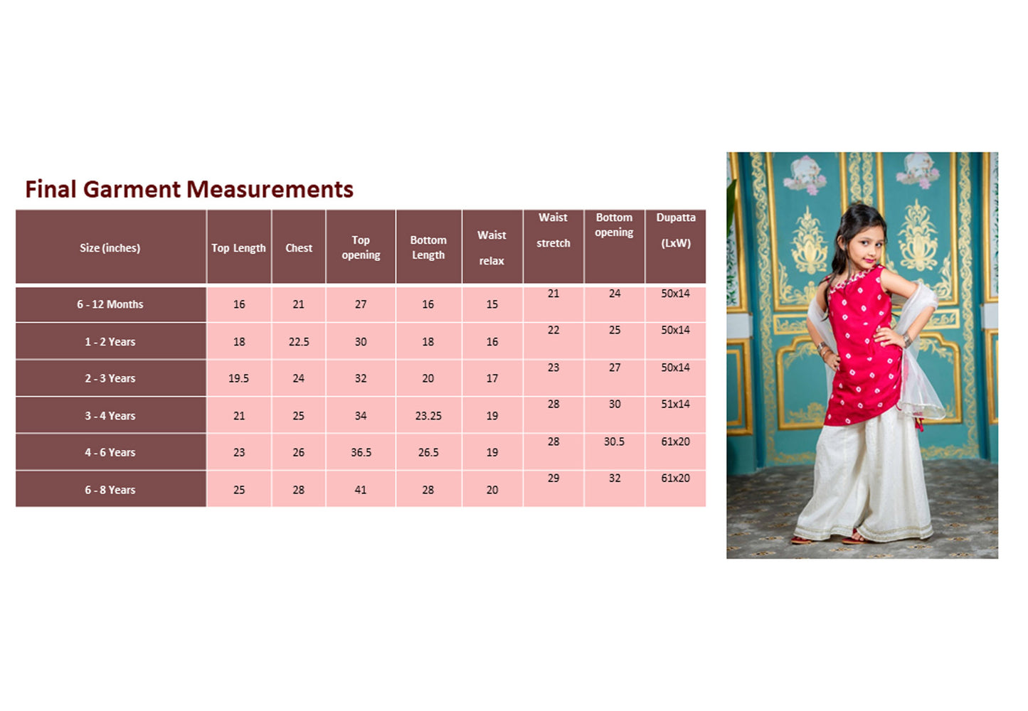 Fuschia One Shoulder Plazzo Set