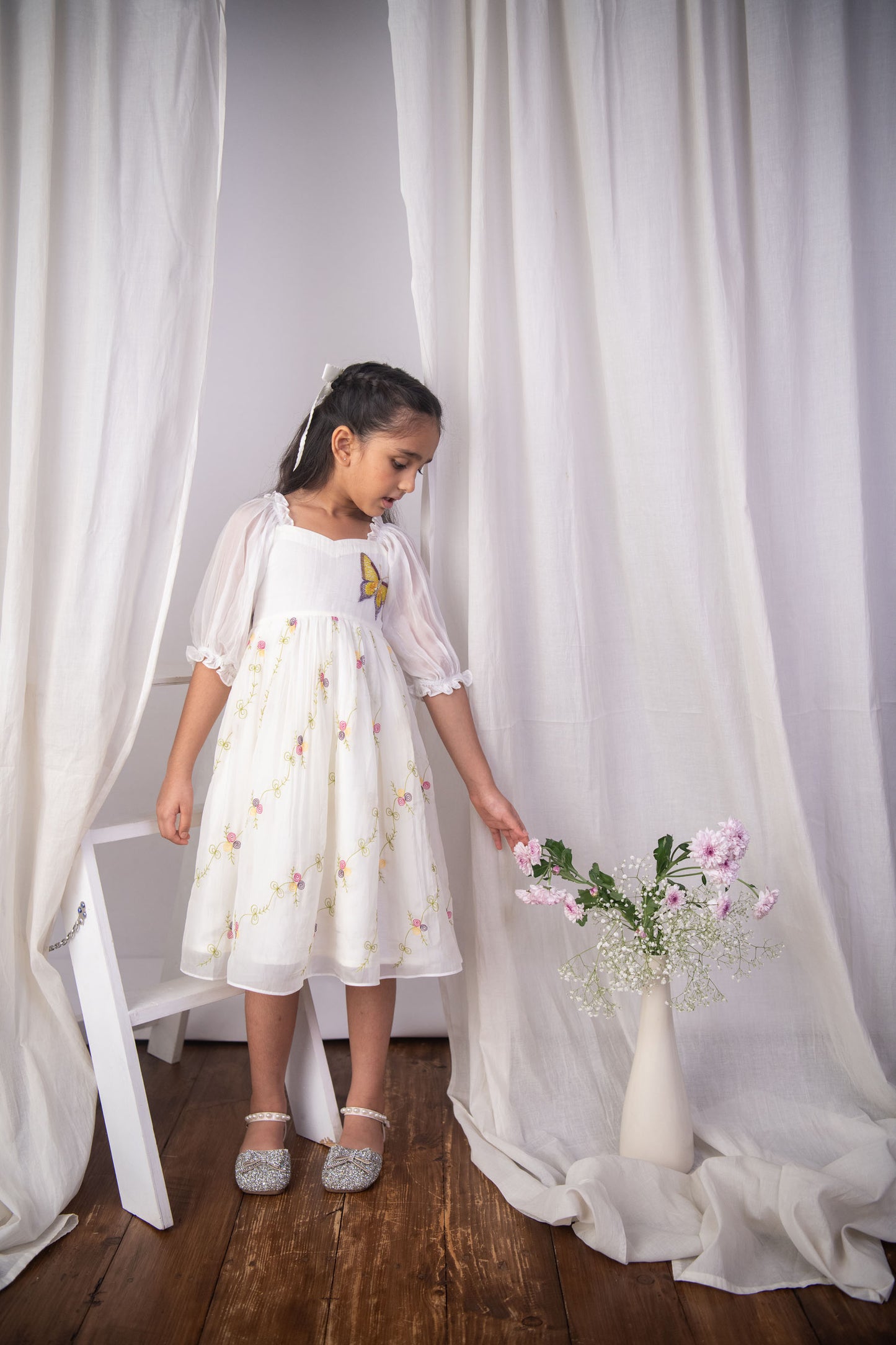 Butterfly meadow dress