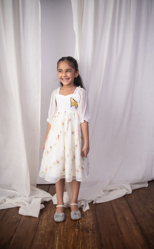 Butterfly meadow dress