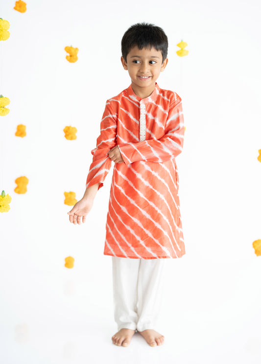 Narangi Kurta Pyajama