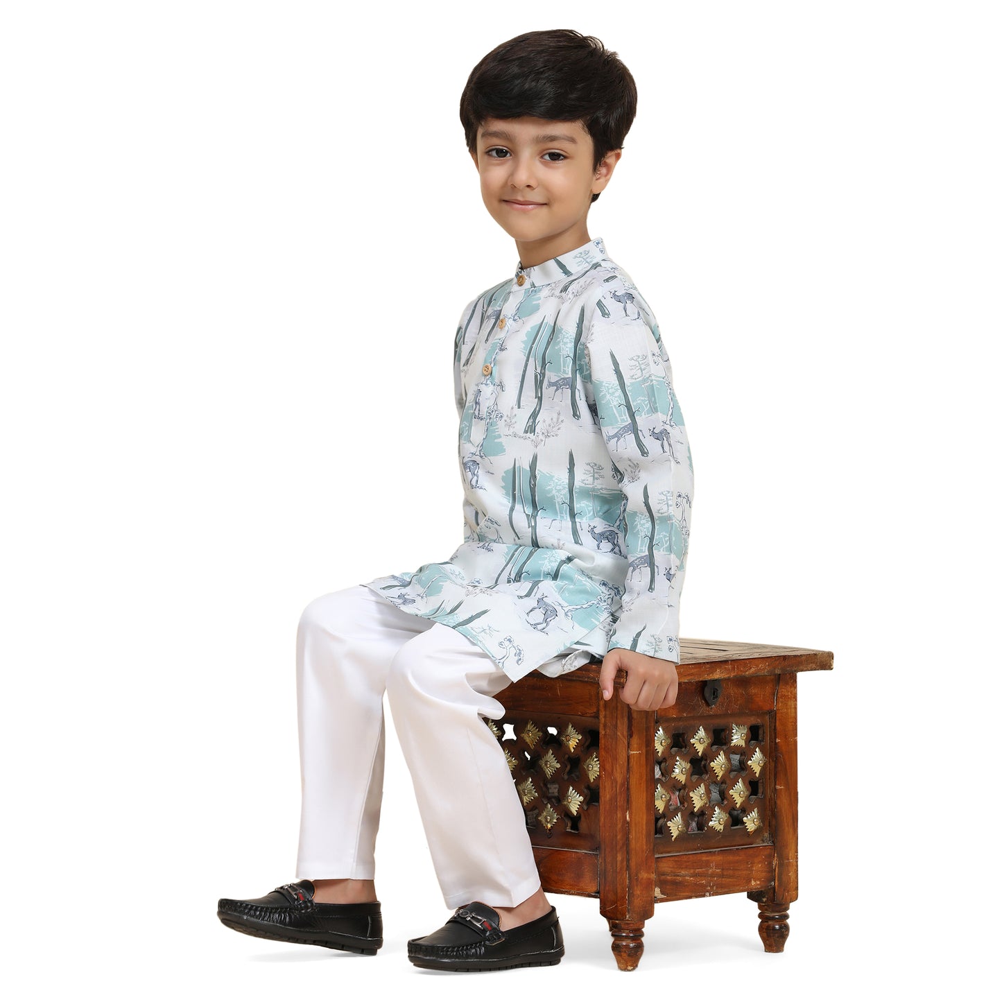 DEER KURTA PYJAMA SET
