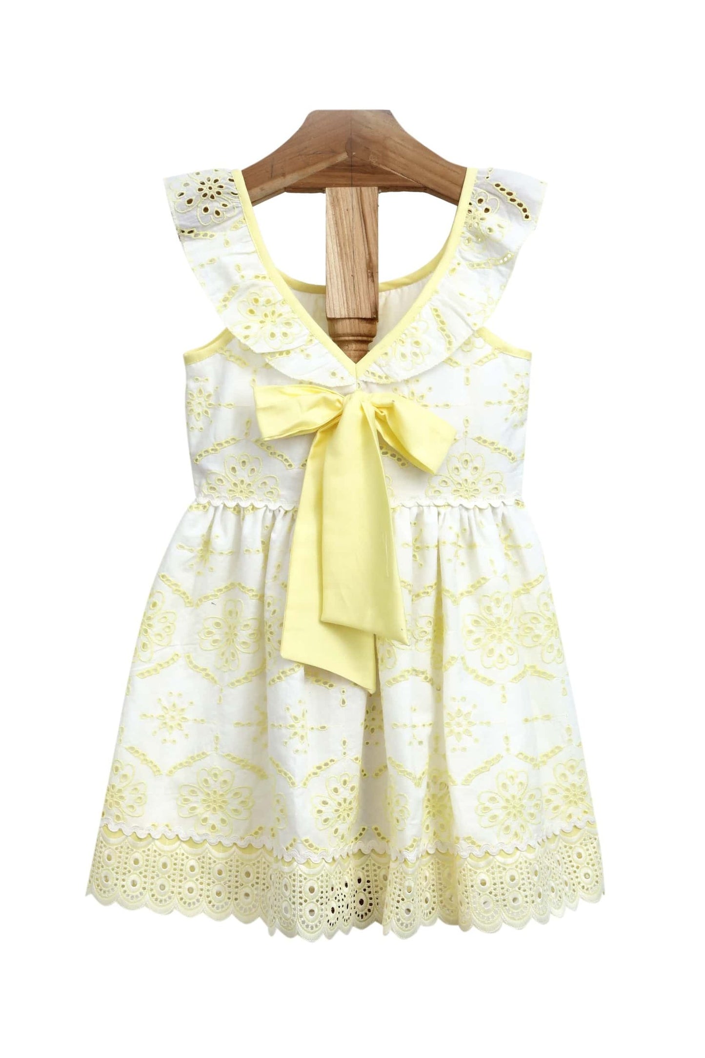 CUTWORK DRESS