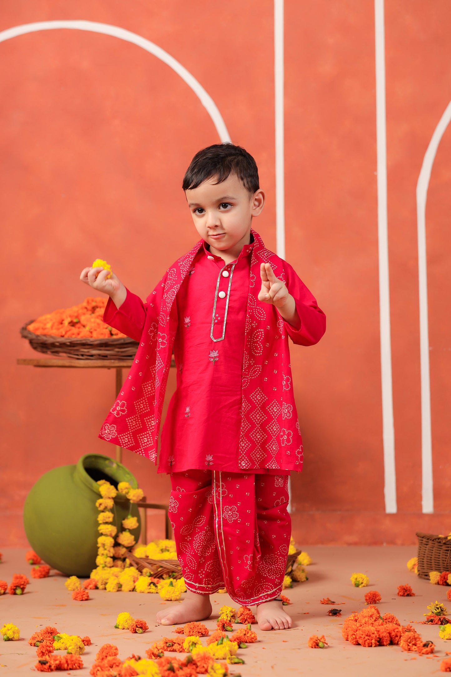 RASLEELA DHOTI KURTA SET