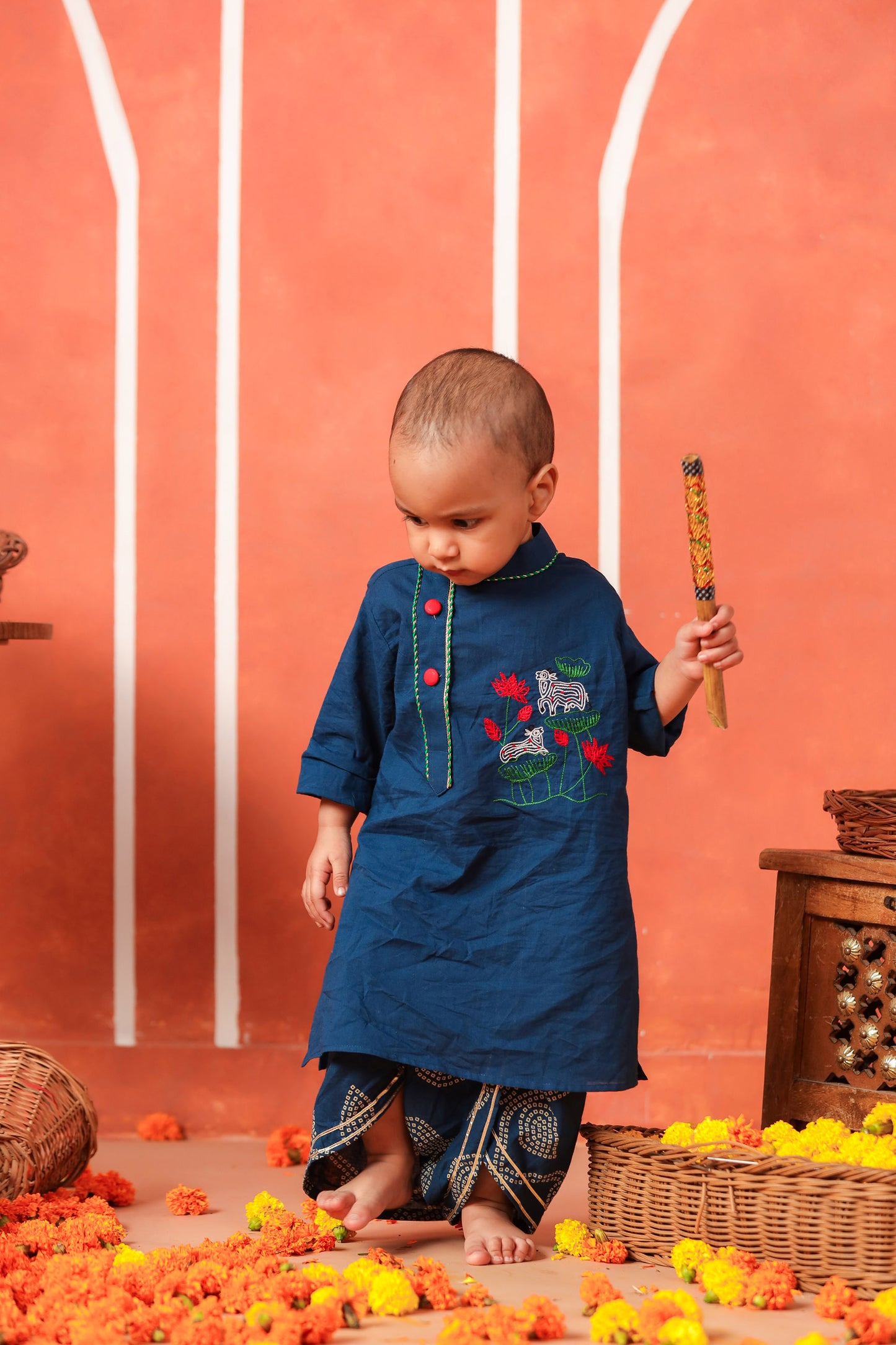 VRINDAVAN DHOTI KURTA  SET
