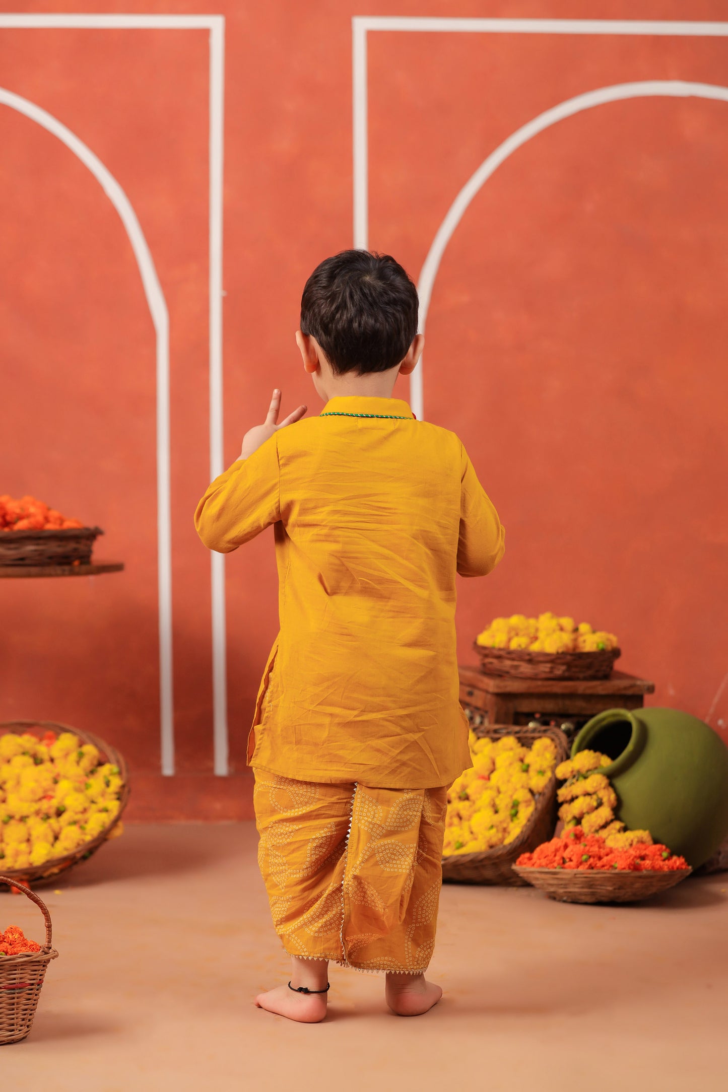 VRINDAVAN DHOTI KURTA  SET