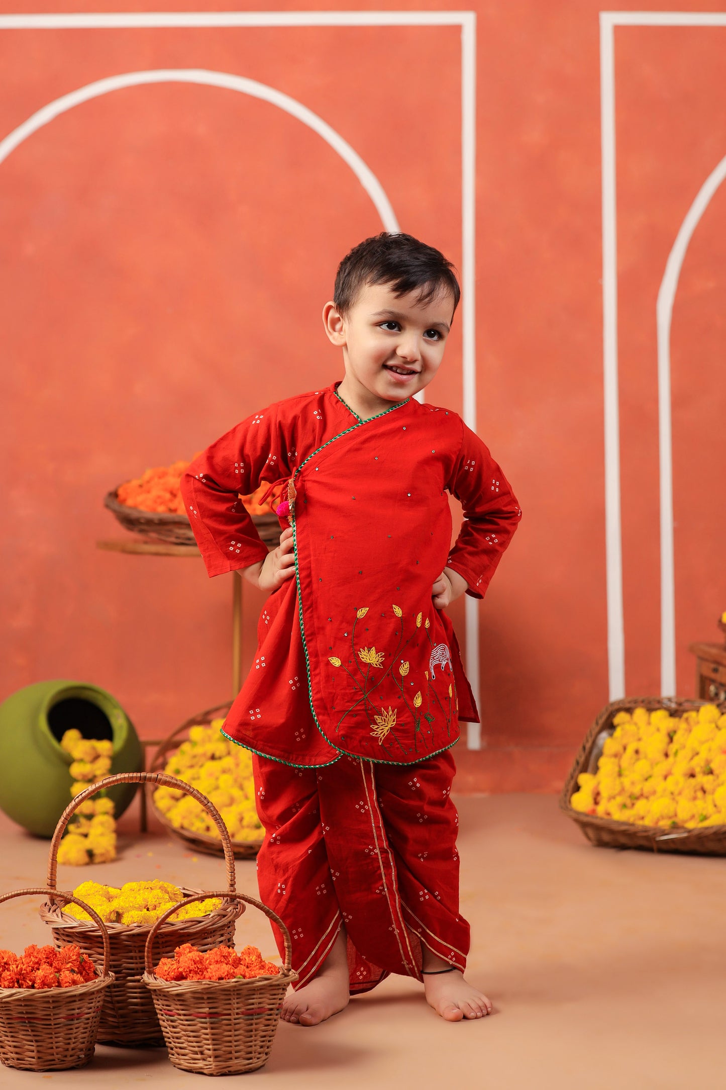 BANSI ANGARKHA DHOTI SET