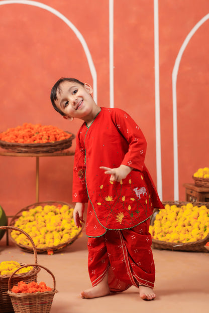 BANSI ANGARKHA DHOTI SET