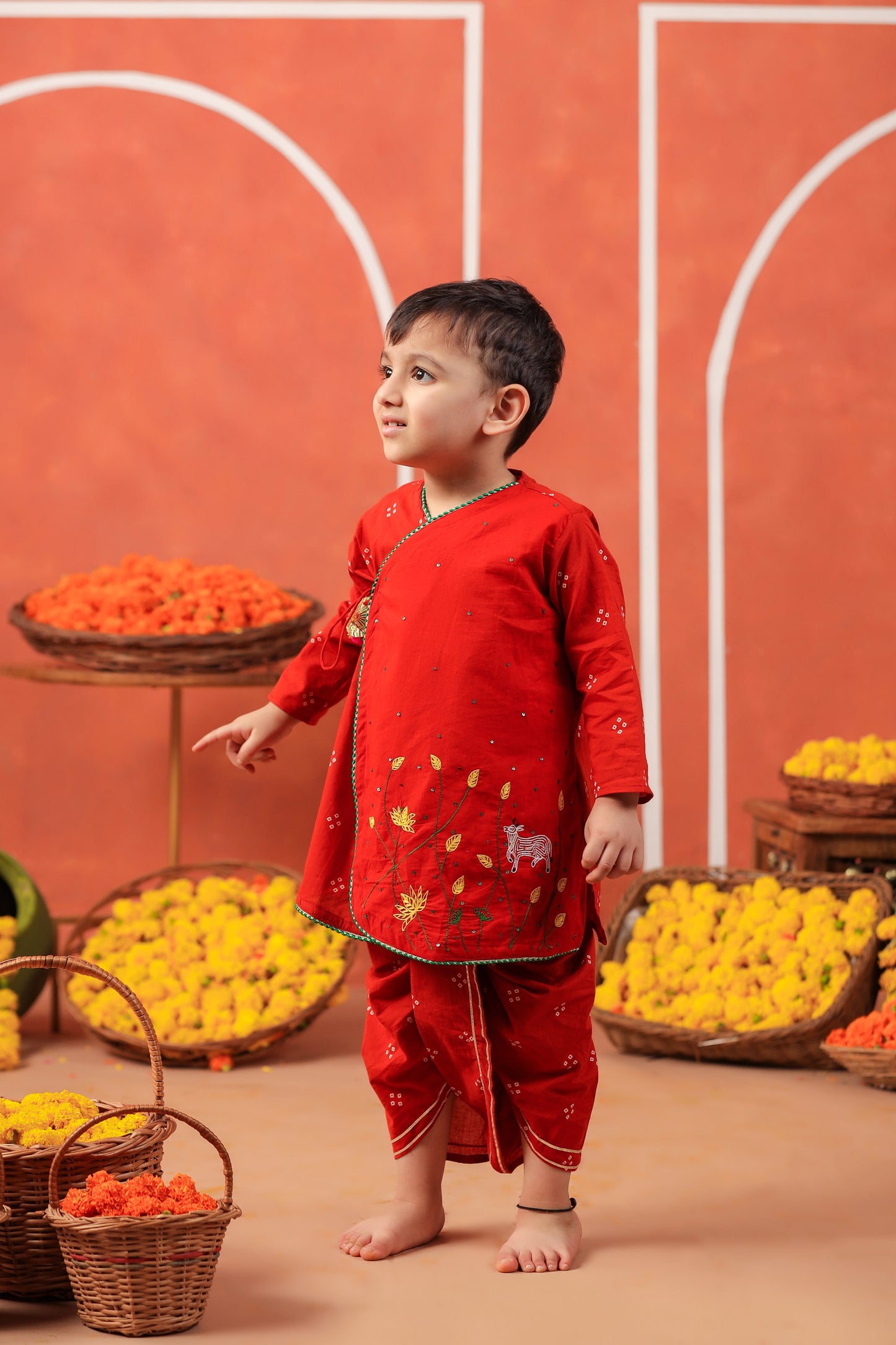 BANSI ANGARKHA DHOTI SET