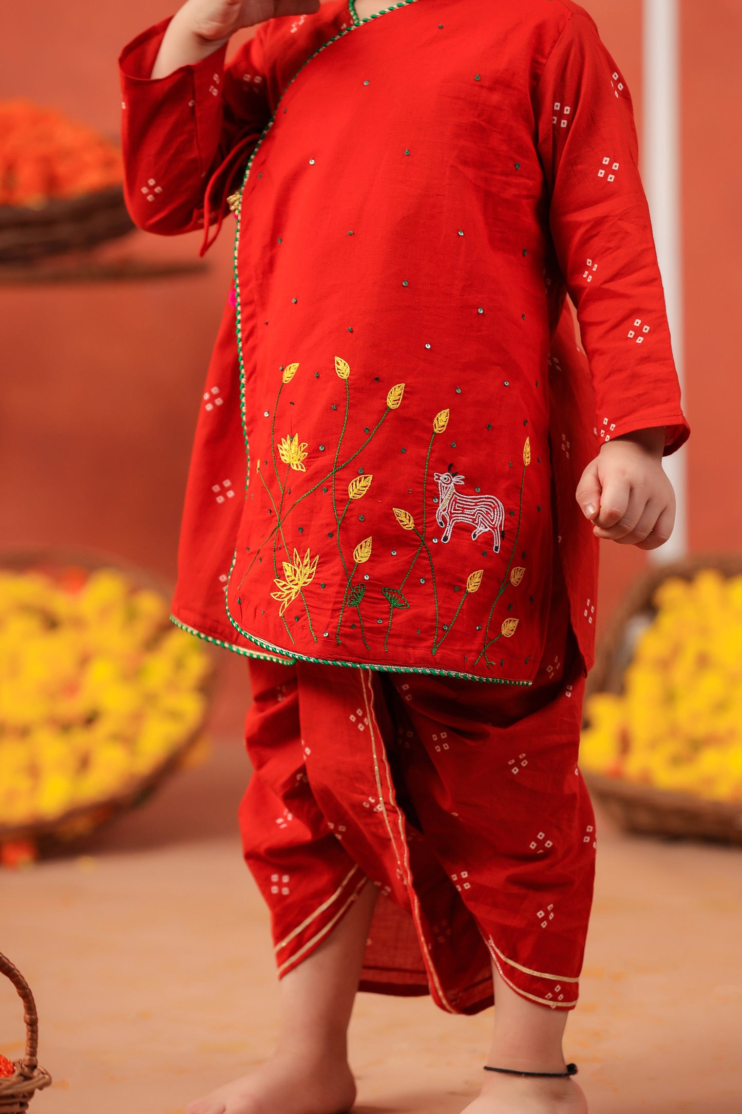 BANSI ANGARKHA DHOTI SET