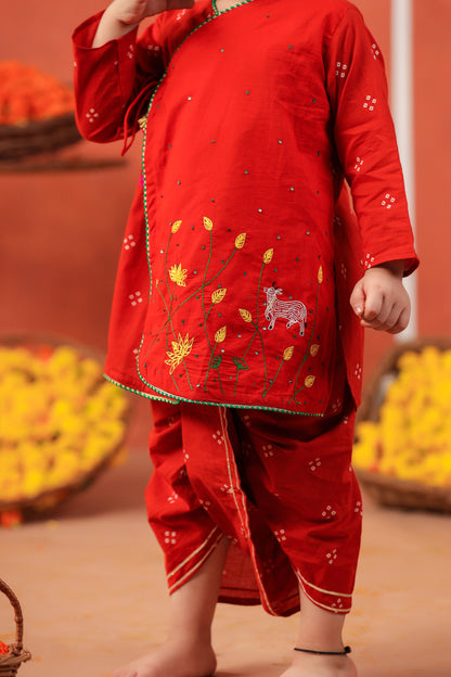 BANSI ANGARKHA DHOTI SET