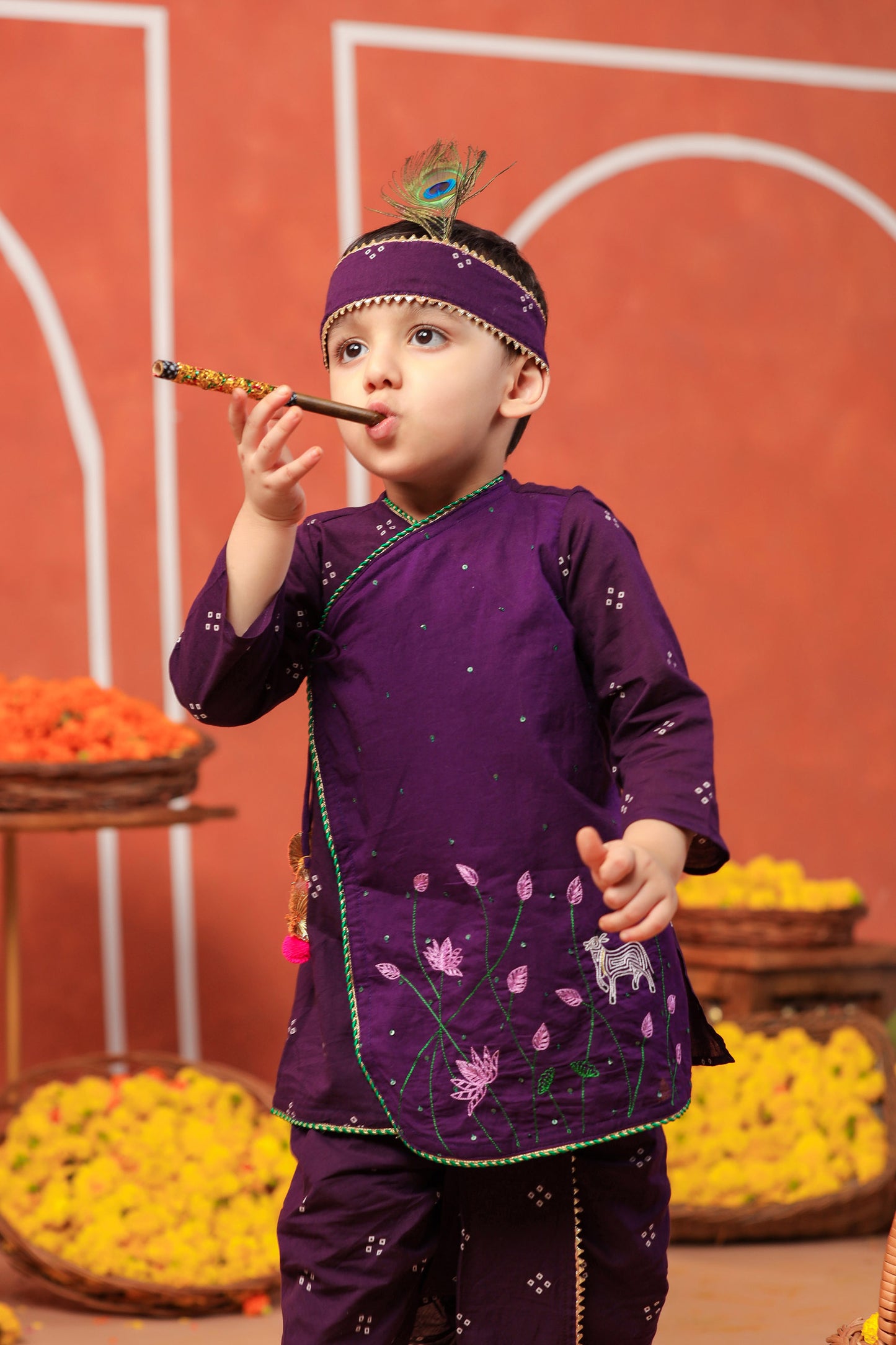 BANSI ANGARKHA DHOTI SET