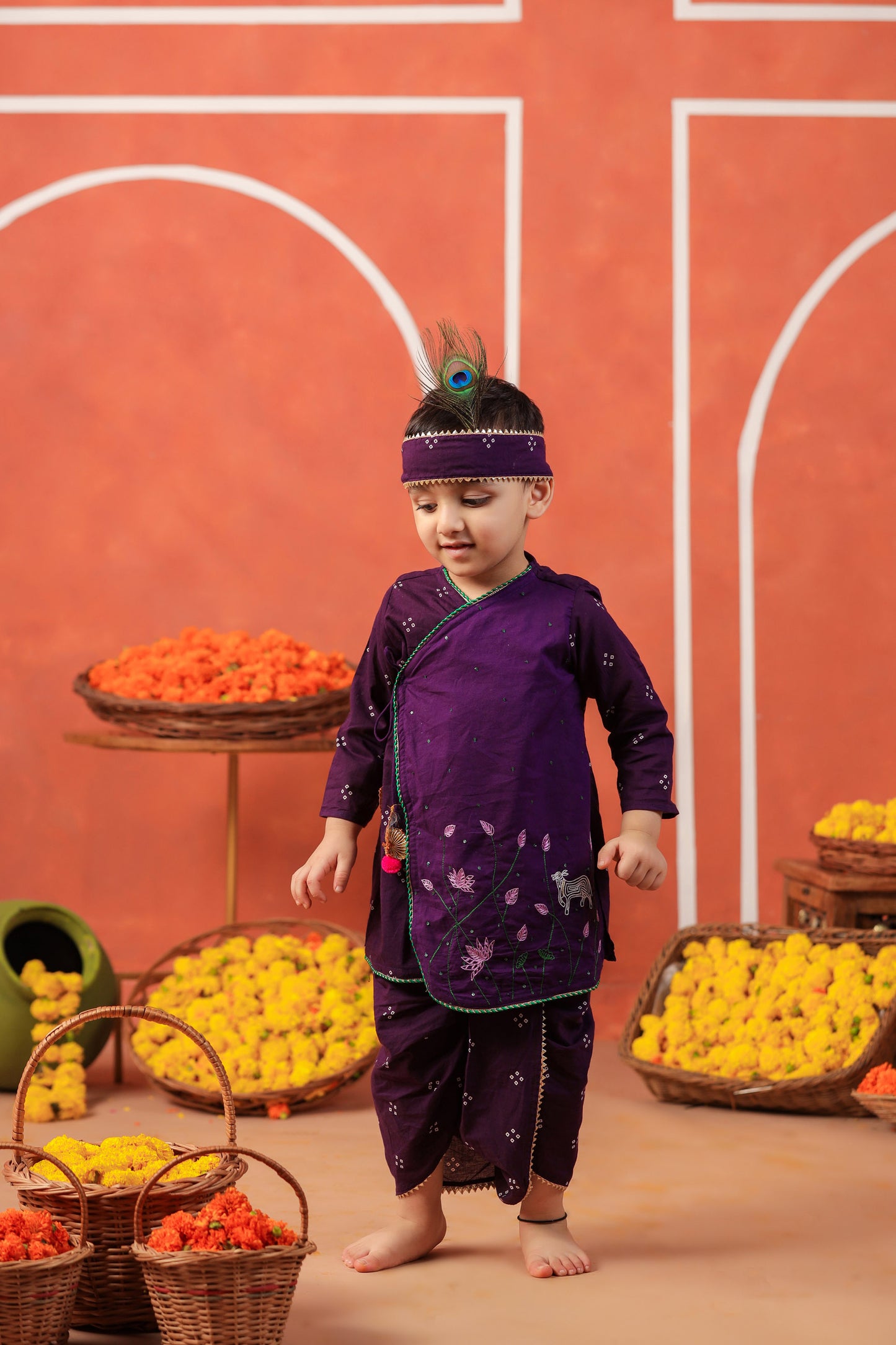 BANSI ANGARKHA DHOTI SET