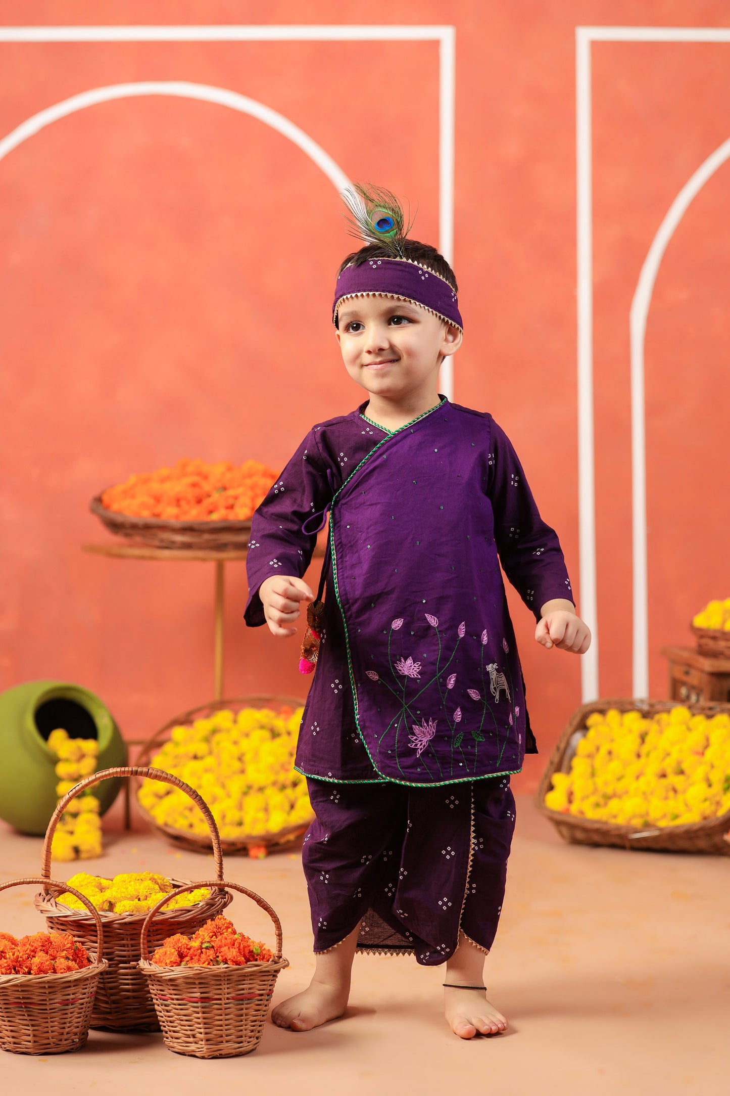 BANSI ANGARKHA DHOTI SET