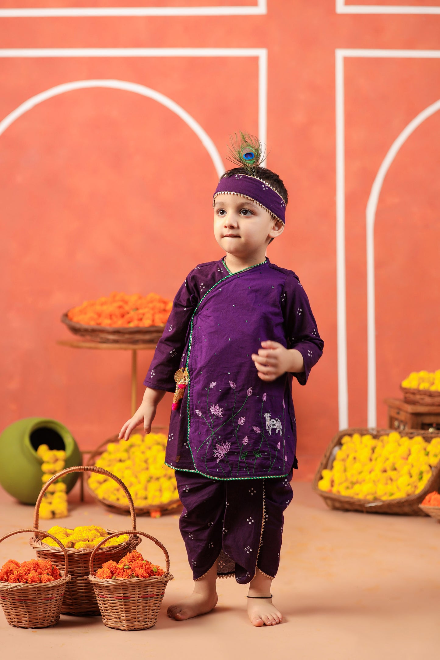 BANSI ANGARKHA DHOTI SET