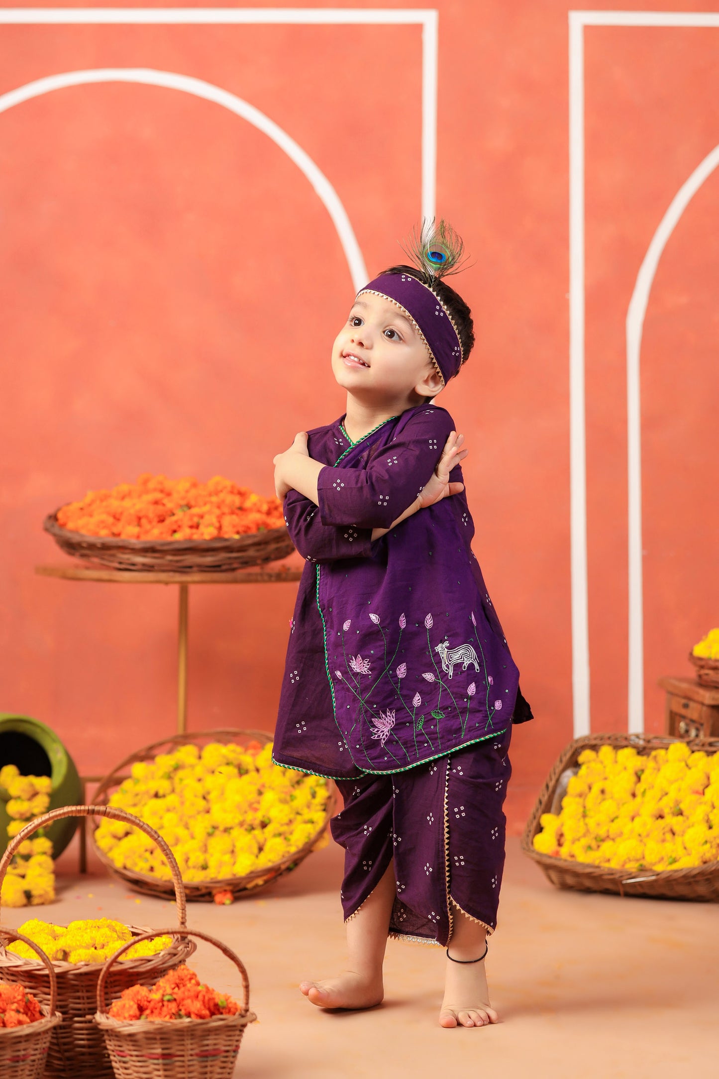 BANSI ANGARKHA DHOTI SET