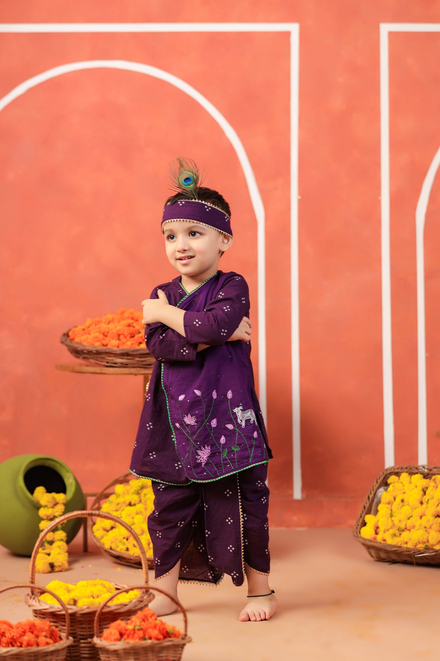 BANSI ANGARKHA DHOTI SET