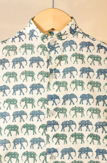 BOYS ELEPHANT 3PC BANDI SET