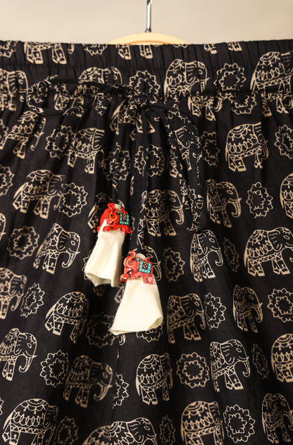 GIRL ELEPHANT SKIRT TOP SET