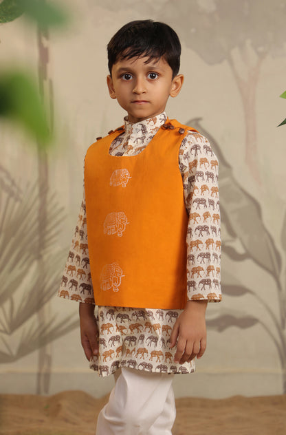 BOYS ELEPHANT 3PC BANDI SET