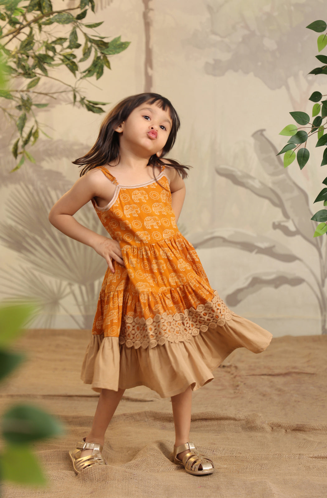 GIRL ELEPHANT FROCK