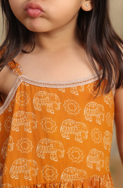 GIRL ELEPHANT FROCK