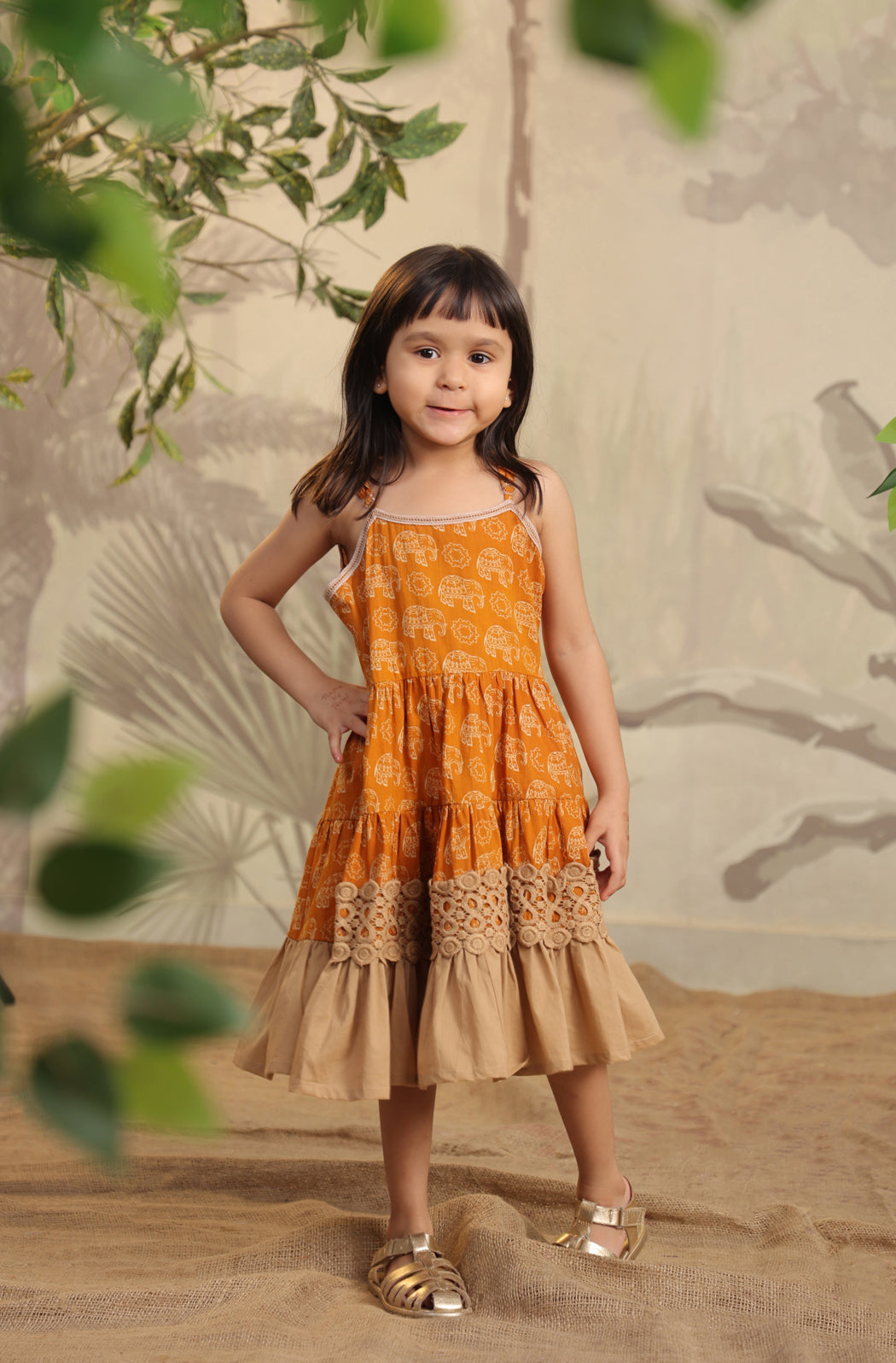 GIRL ELEPHANT FROCK